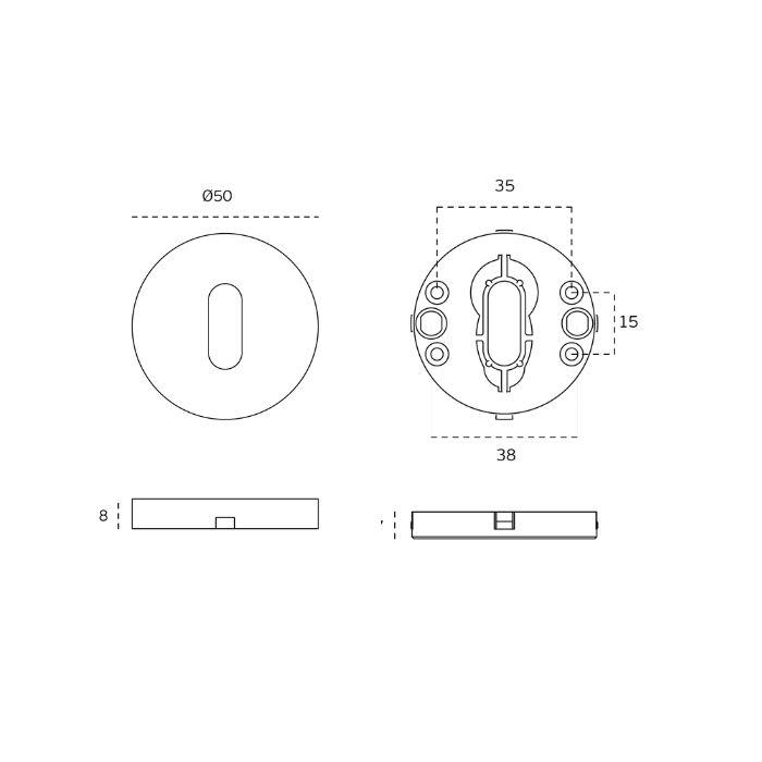 BB rosette JNF IN.04.28R.P08N