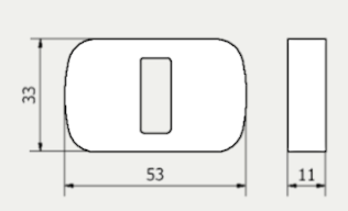 BB rosette M&T Minimal 2.0