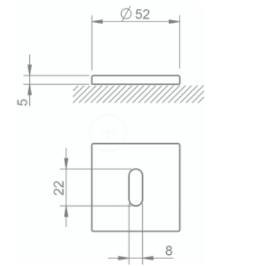 BB накладка Tupai 4048 5SQ