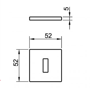 BB накладка Tupai 4106 5SQ