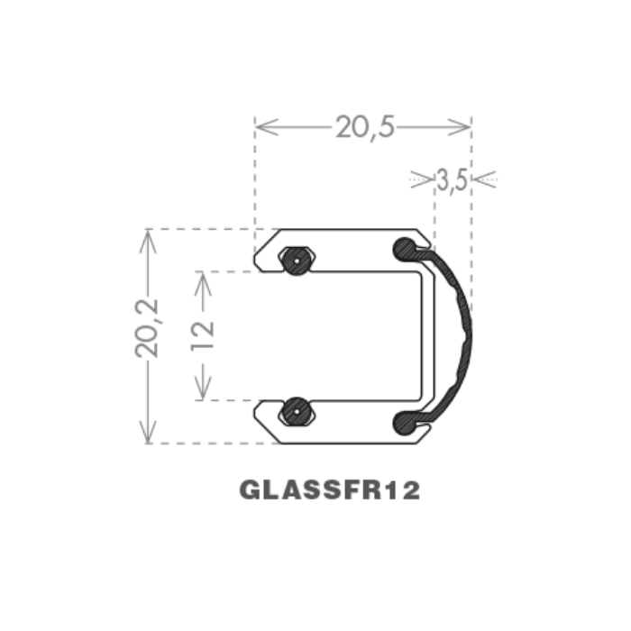 Blīvējums CCE Glass Frame 12