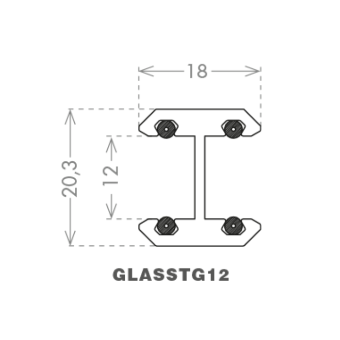 Blīvējums CCE Glass to Glass 12