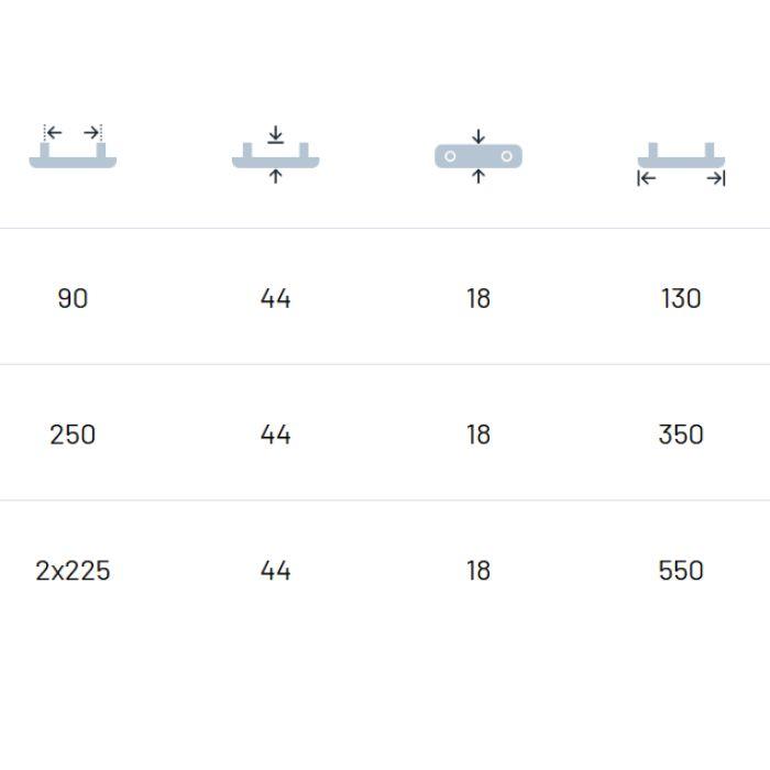 Cabinet handle Metakor Touquet