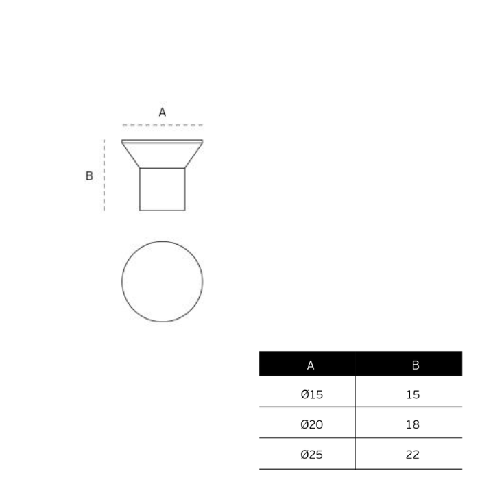 Cabinet knob JNF IN.22.112.