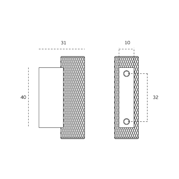 Cabinet knob JNF IN.22.135.KN
