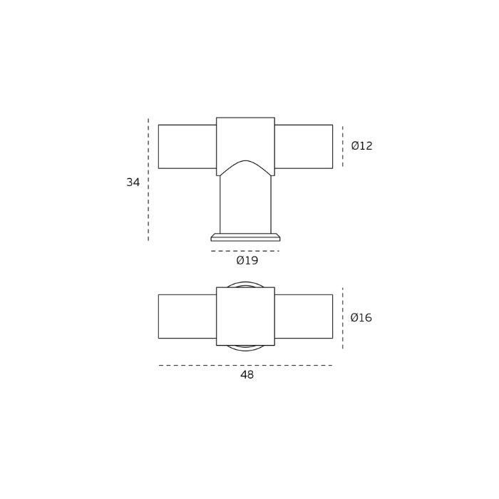 Cabinet knob JNF IN.22.152.