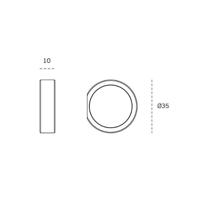 Cabinet knob JNF IN.22.162.KN
