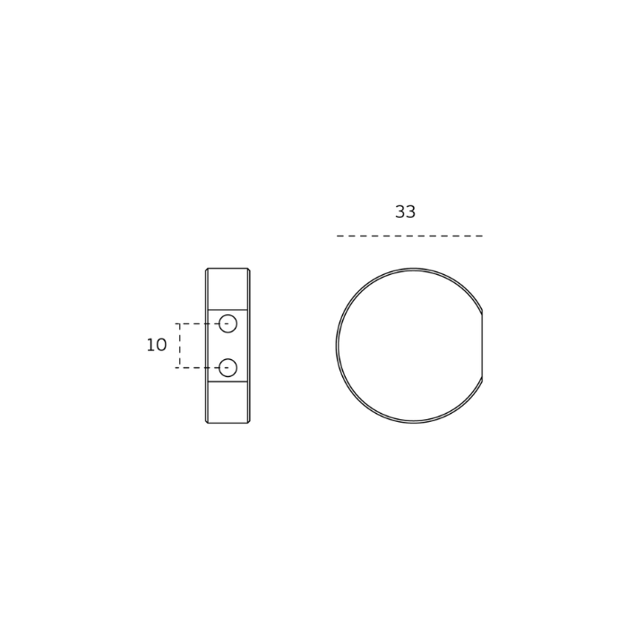 Cabinet knob JNF IN.22.162.KN