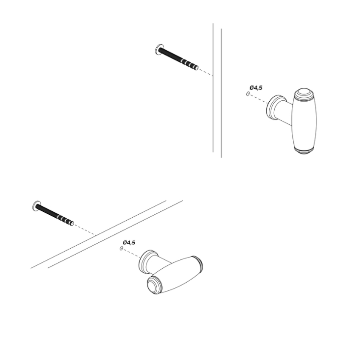 Cabinet knob JNF IN.22.490.BB