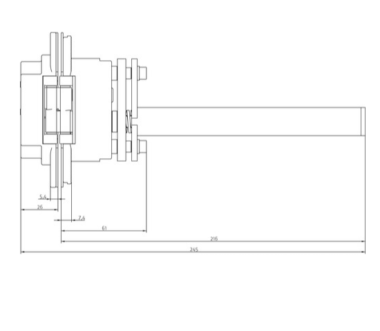 Concealed door hinge with integrated closing and damping function ANSELMI AN 108 3D SC45