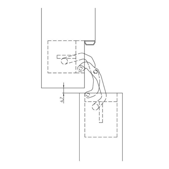 Concealed hinges ANSELMI AN 141 3D FVZ 14/40 (515)