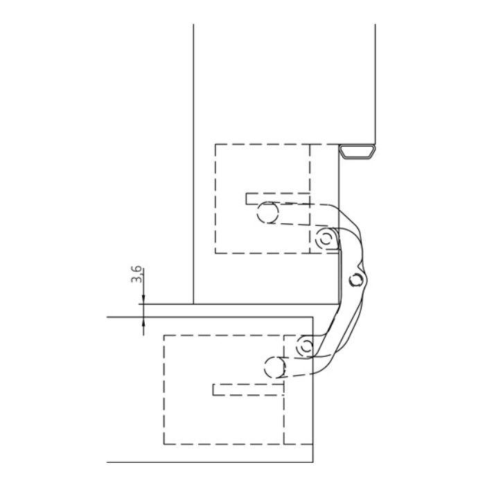 Concealed hinges ANSELMI AN 141 3D FVZ 14/40 (515)