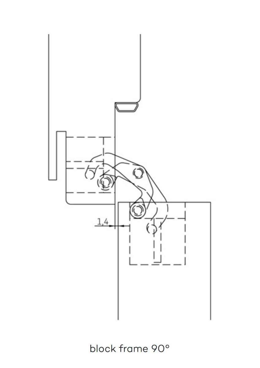 Concealed hinges Anselmi AN 150 3D (521)