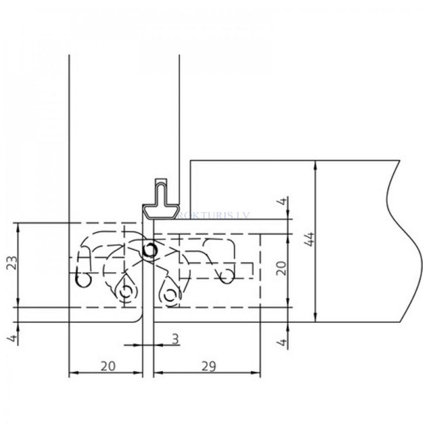 Concealed hinges ANSELMI AN 150 3D 28