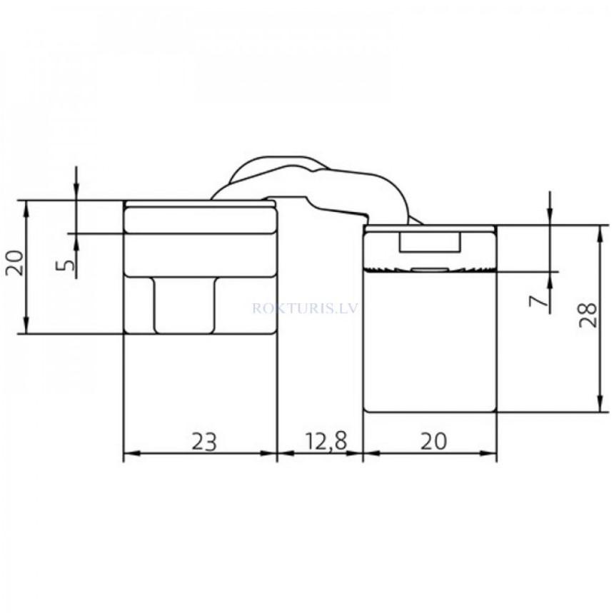 Concealed hinges ANSELMI AN 150 3D 28