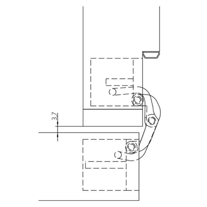 Concealed hinges Anselmi AN 161 3D FVZ 12/38