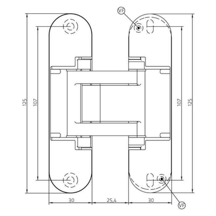 Concealed hinges Anselmi AN 164 3D FVZ 14/40