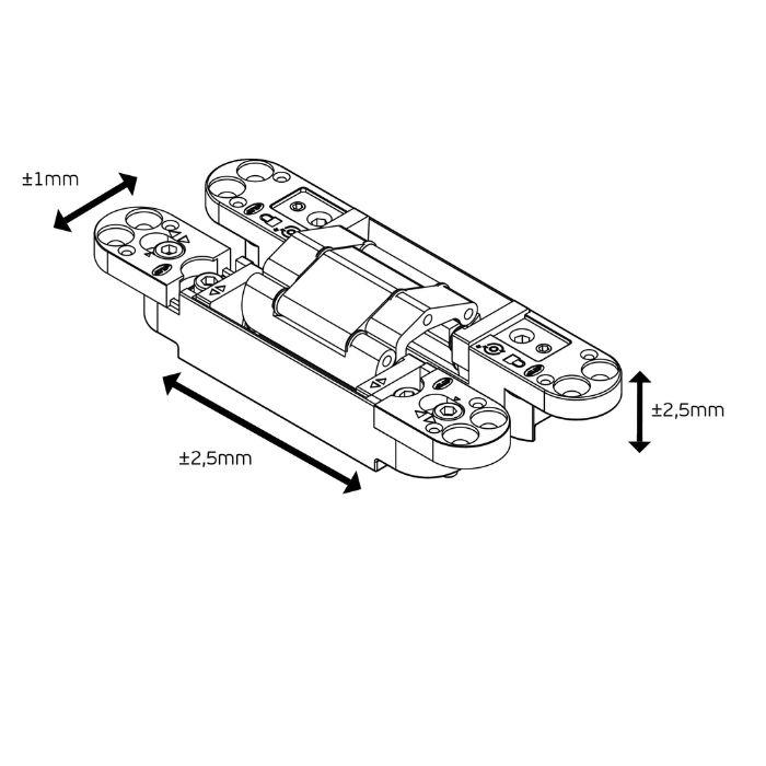 Concealed hinges JNF COPLAN IN.05.062