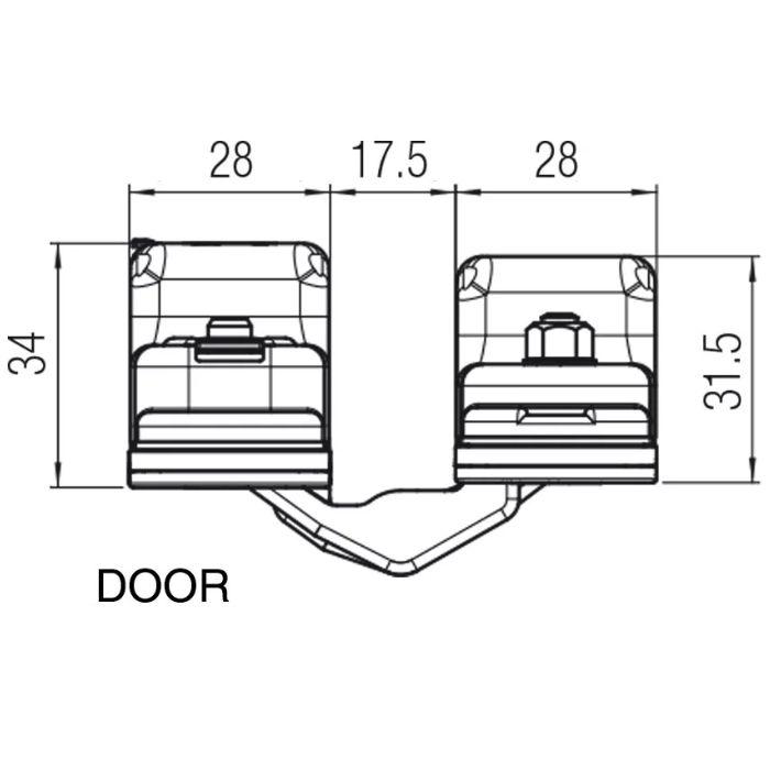 Concealed hinges Krona Koblenz ATOMIKA KARAKTER K8080