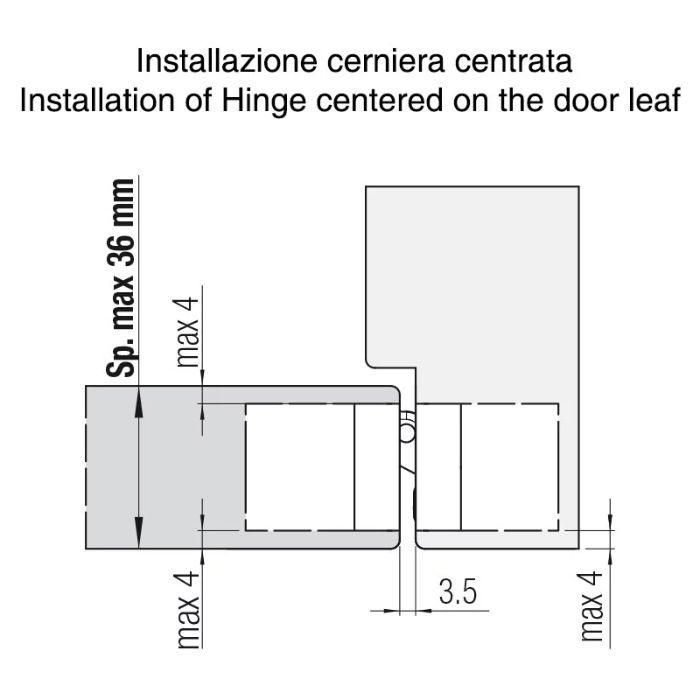 Concealed hinges Krona Koblenz ATOMIKA KARAKTER K8080