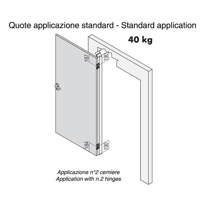 Concealed hinges Krona Koblenz KOMBI Hybrid K1019