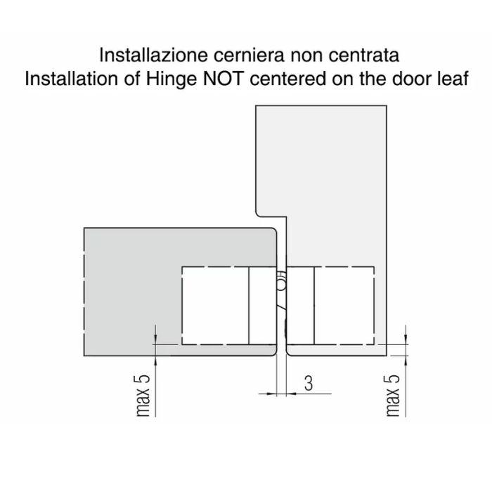 Concealed hinges Krona Koblenz KOMBI Hybrid K1060