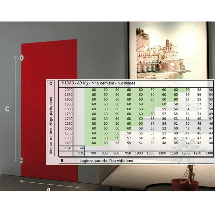 Concealed hinges Krona Koblenz KOMBI Hybrid K1060