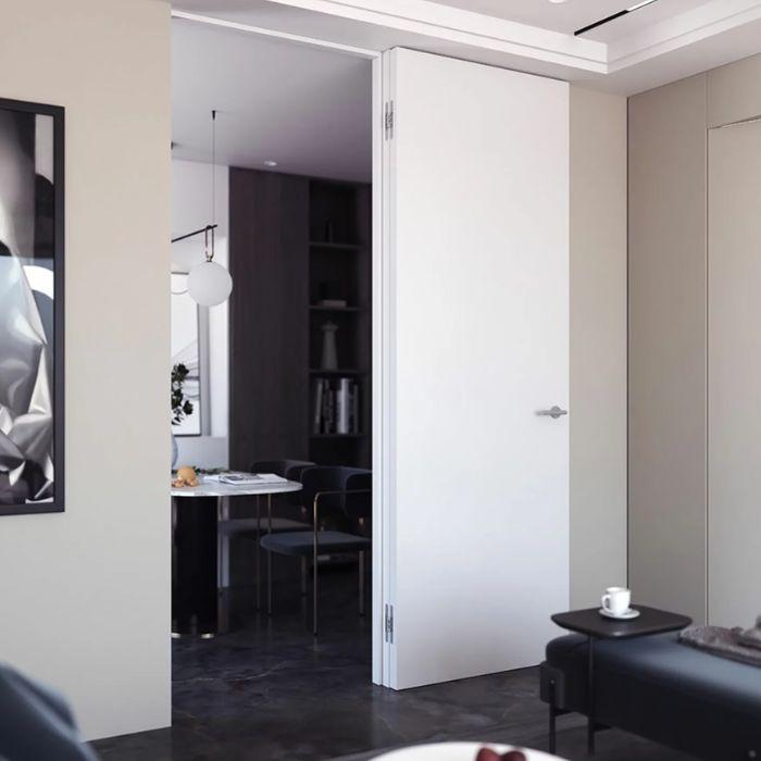Concealed hinges with magnetic covers Krona Koblenz KUBICA Hybrid K2460 CM