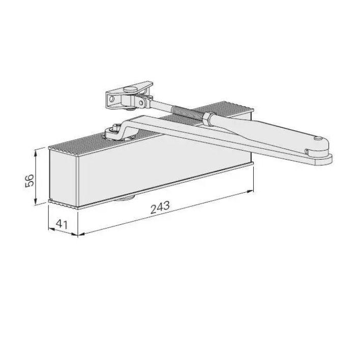 Door closer Eco Schulte TS-20 NEWTON SGS
