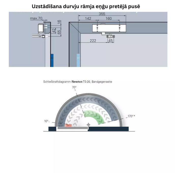 Door closer Eco Schulte TS-20 NEWTON SGS