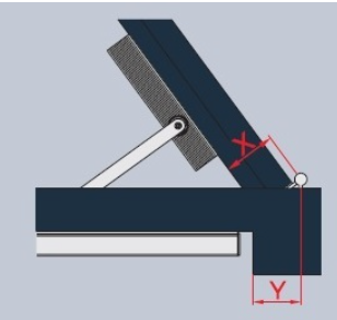 Door coordinator for double leaf doors Eco Schulte SR III