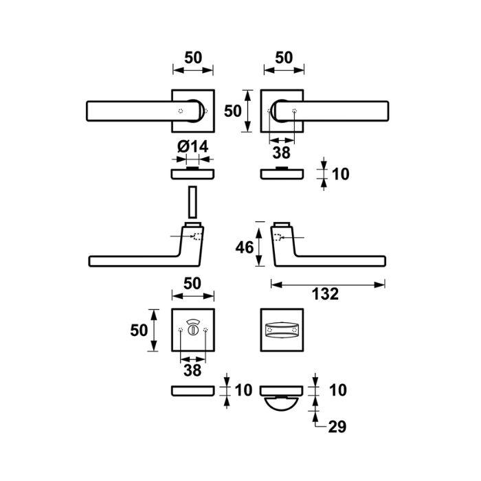 Door handle Axa Home Security Tripoli