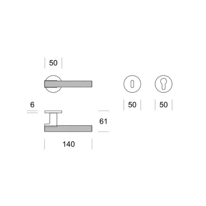 Door handle Ento Stelo R6