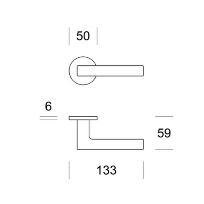 Door handle Ento UNIT R6