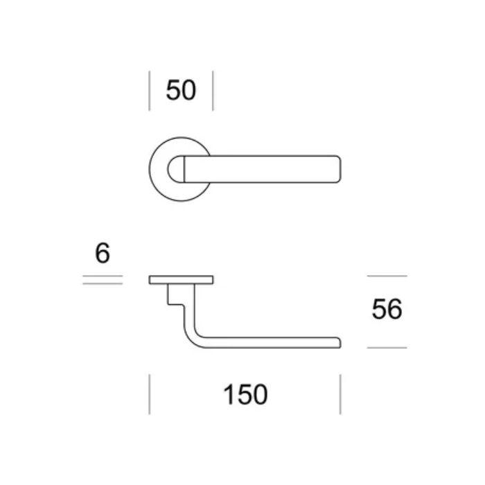 Door handle Ento ZAI R6