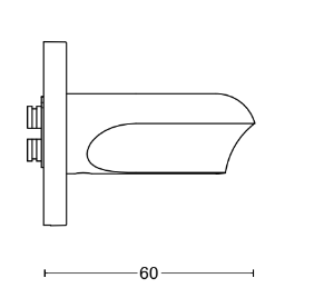 Door handle Formani ECLIPSE DR100-G