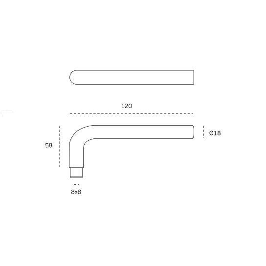 Door handle JNF IN.00.084 