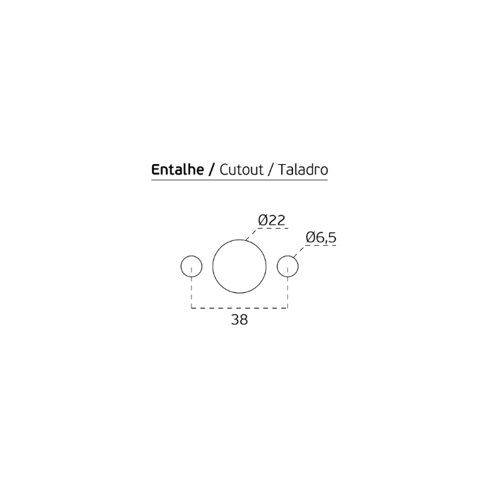 Door handle JNF IN.00.145.LN