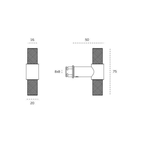 Door handle JNF IN.00.172.16.KN
