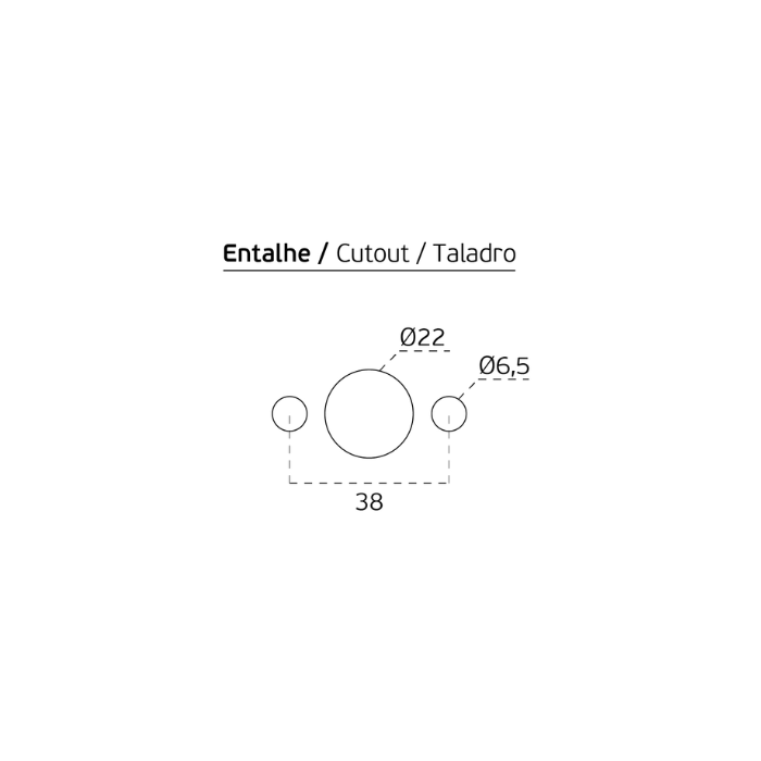 Door handle JNF IN.00.172.LN