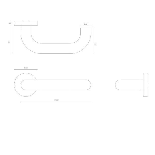 Door handle JNF IN.00.228.B