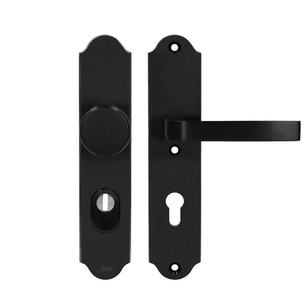 Door handle-knob set 72 mm Axa Home Security Verona Flex