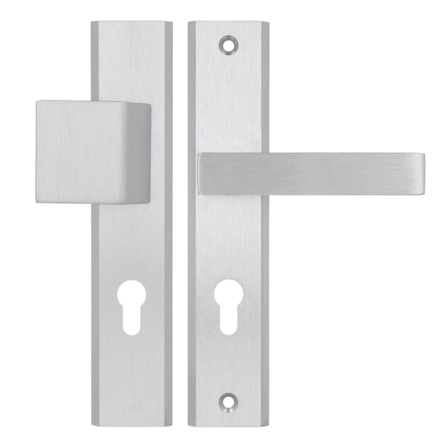 Door handle - knob set Axa Home Security Haga++ HK 72 mm