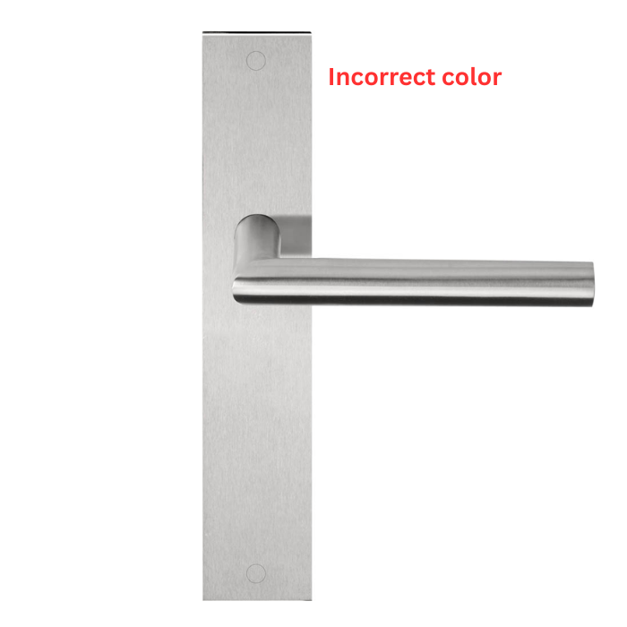 Door handle on plate Formani BASICS LB2-19P236SFC