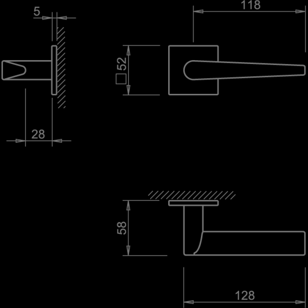 Door handle Tupai 1967 5SQ