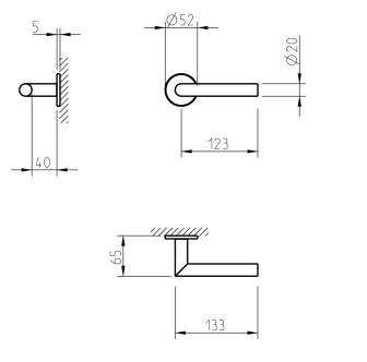 Door handle Tupai 2002 5S