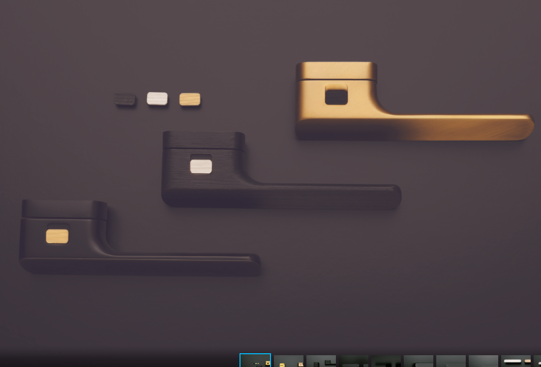 Door handle with integrated WC M&T Minimal 2.0