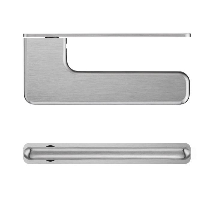 Door handle with plate JNF IN.00.532.PL.SF