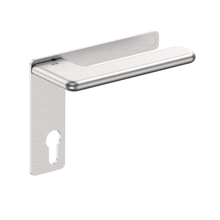 Door handle with PZ plate JNF IN.00.532.PL.PZ