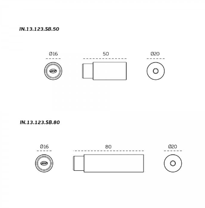Door stopper JNF 13.123.SB